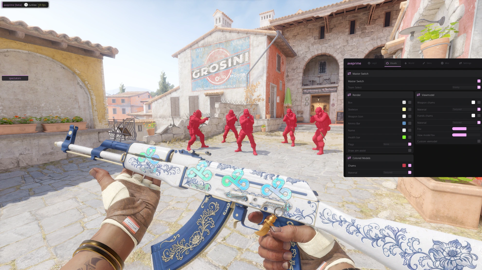 CS2 Hile Sonrası - AxePrime ESP ve Wallhack Aktif